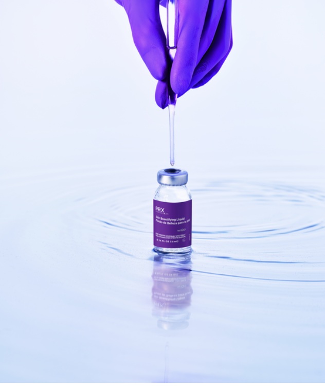 Discover PRX Professional at LIV Dermatology in San Antonio. A non-invasive skin rejuvenation treatment offering collagen stimulation and radiant results, without peeling or downtime.