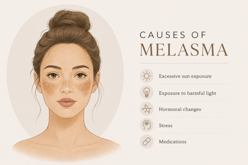 causes of melasma 